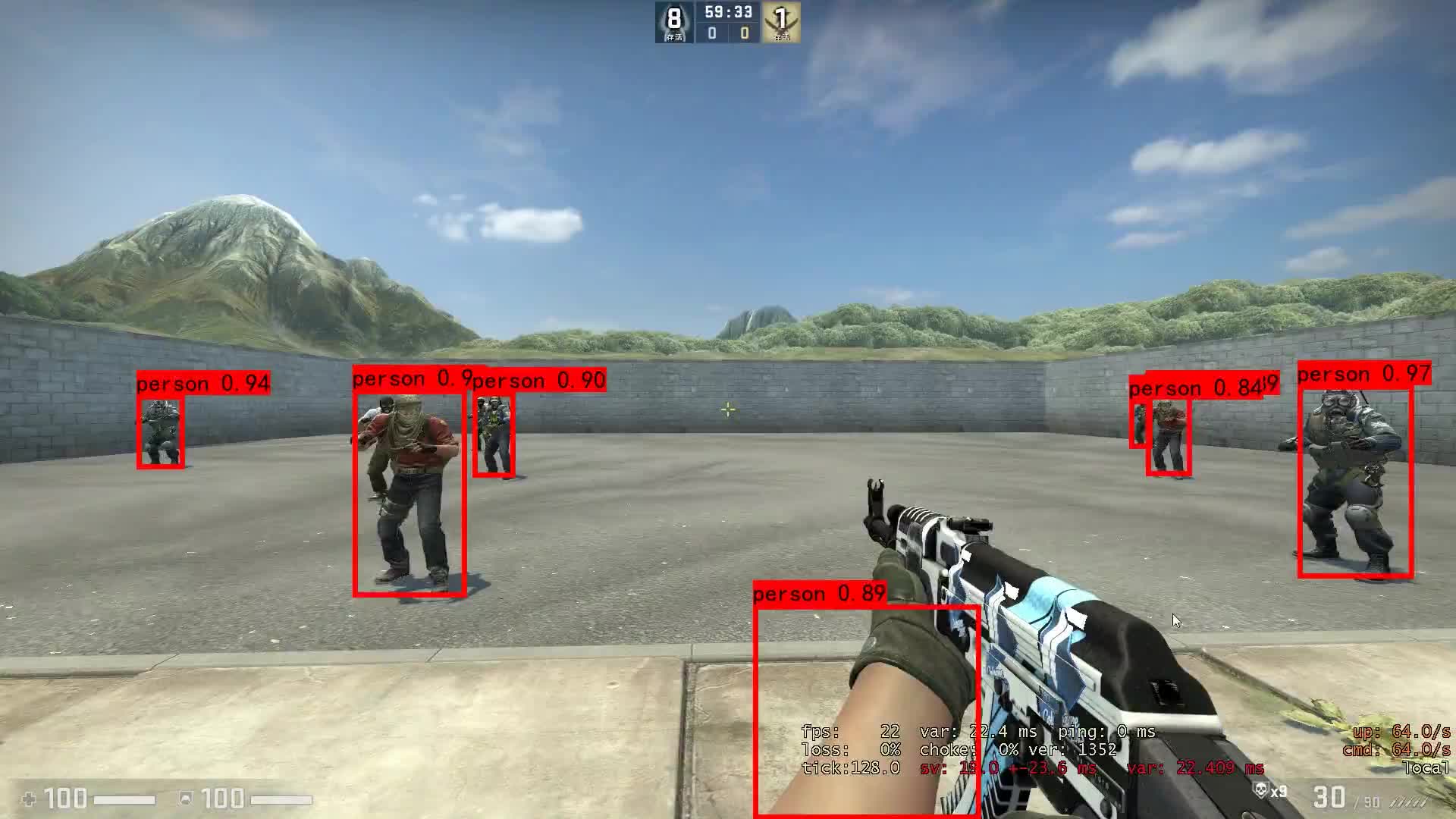 yolo3 & csgo 物理外挂