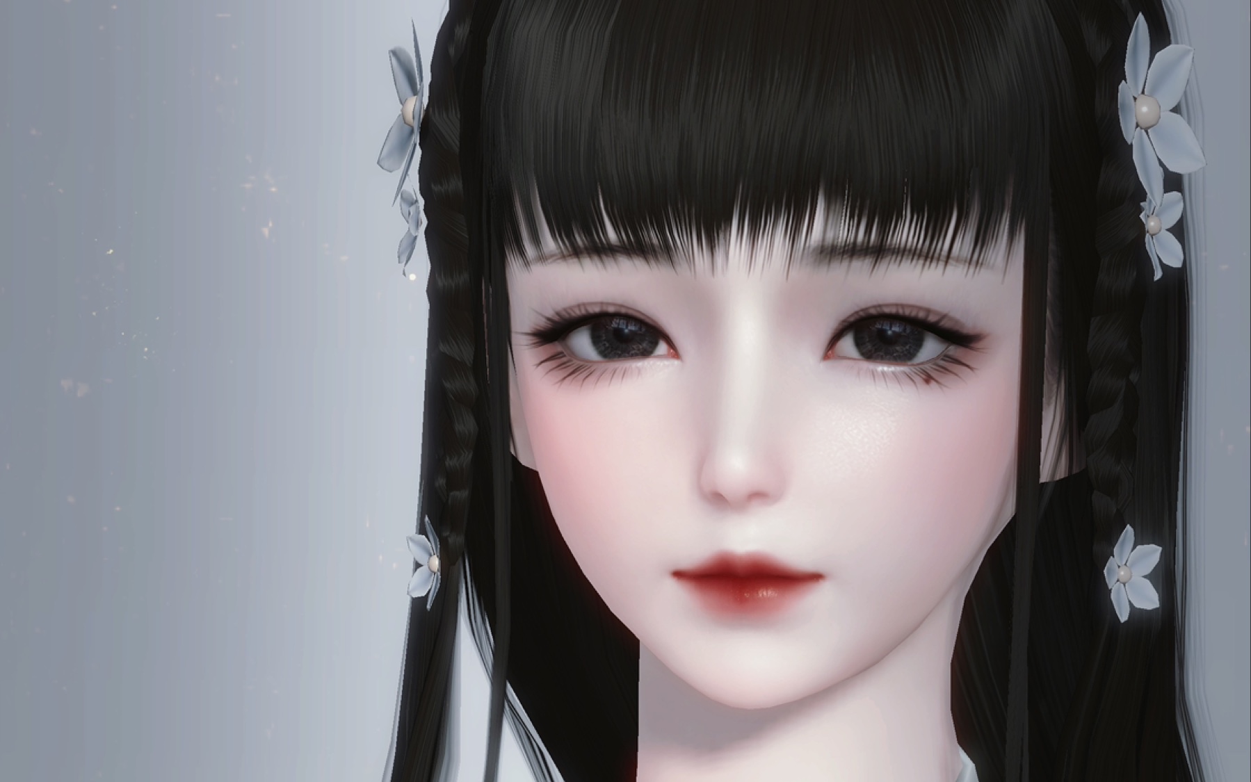 手游捏脸」限时无偿 一只少女/何事秋风悲画扇 咯吱捏脸 天刀捏脸数据