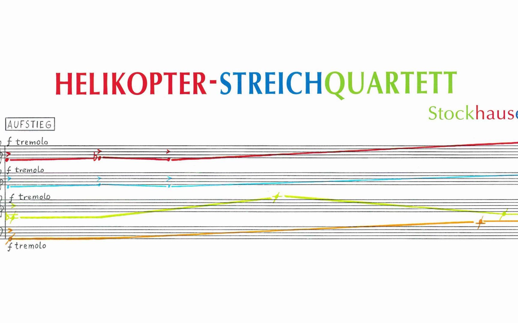 Karlheinz Stockhausen (卡尔海因茨ⷦ–𝦉˜克豪森): 直升机弦乐四重奏哔哩哔哩bilibili