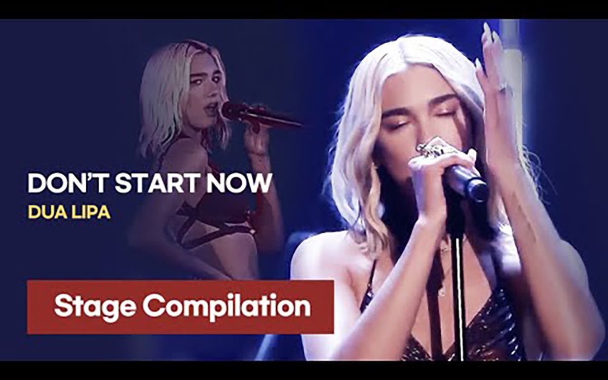 [图]【啪姐舞台变装混剪】Dua Lipa - 《Don't Start Now》舞台变装混剪