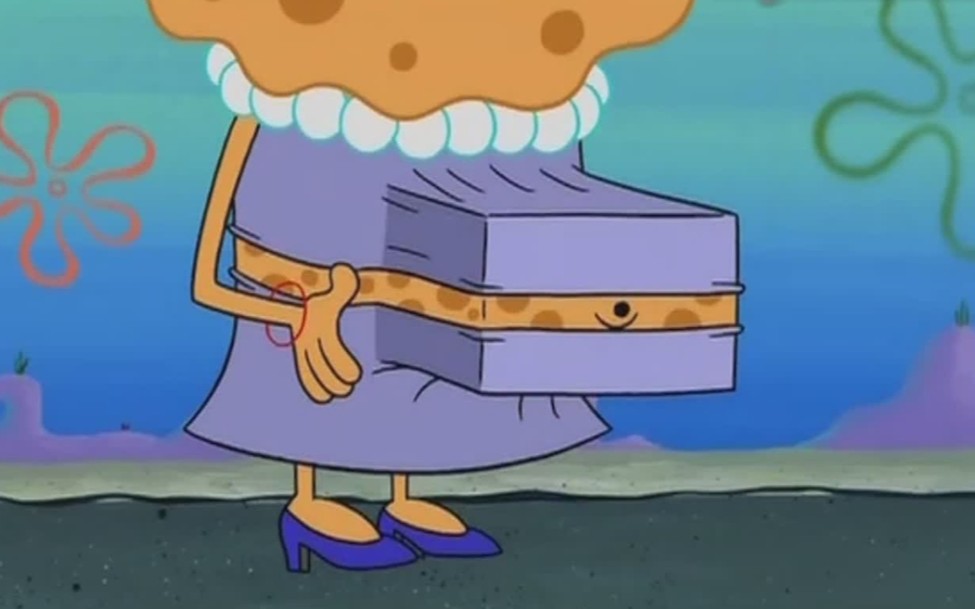 海绵宝宝的妈妈怀孕时肚子是这样的难怪海绵宝宝那么方