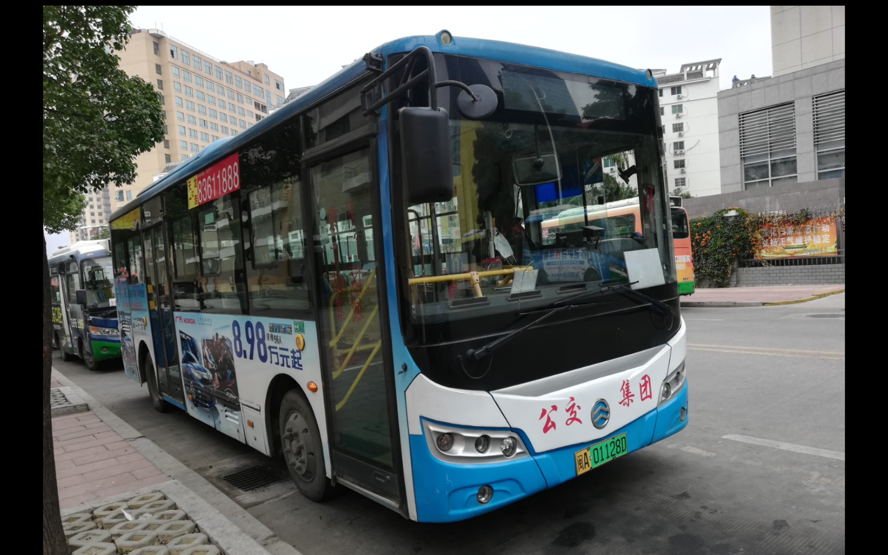 閩侯602路公交車圖片