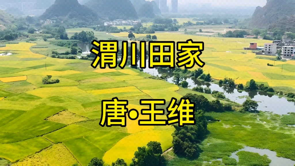 《渭川田家》—唐61王维