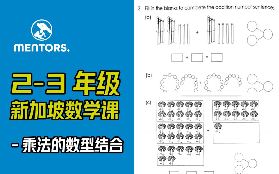 [图]2-3年级新加坡数学课 - 乘法的数形结合