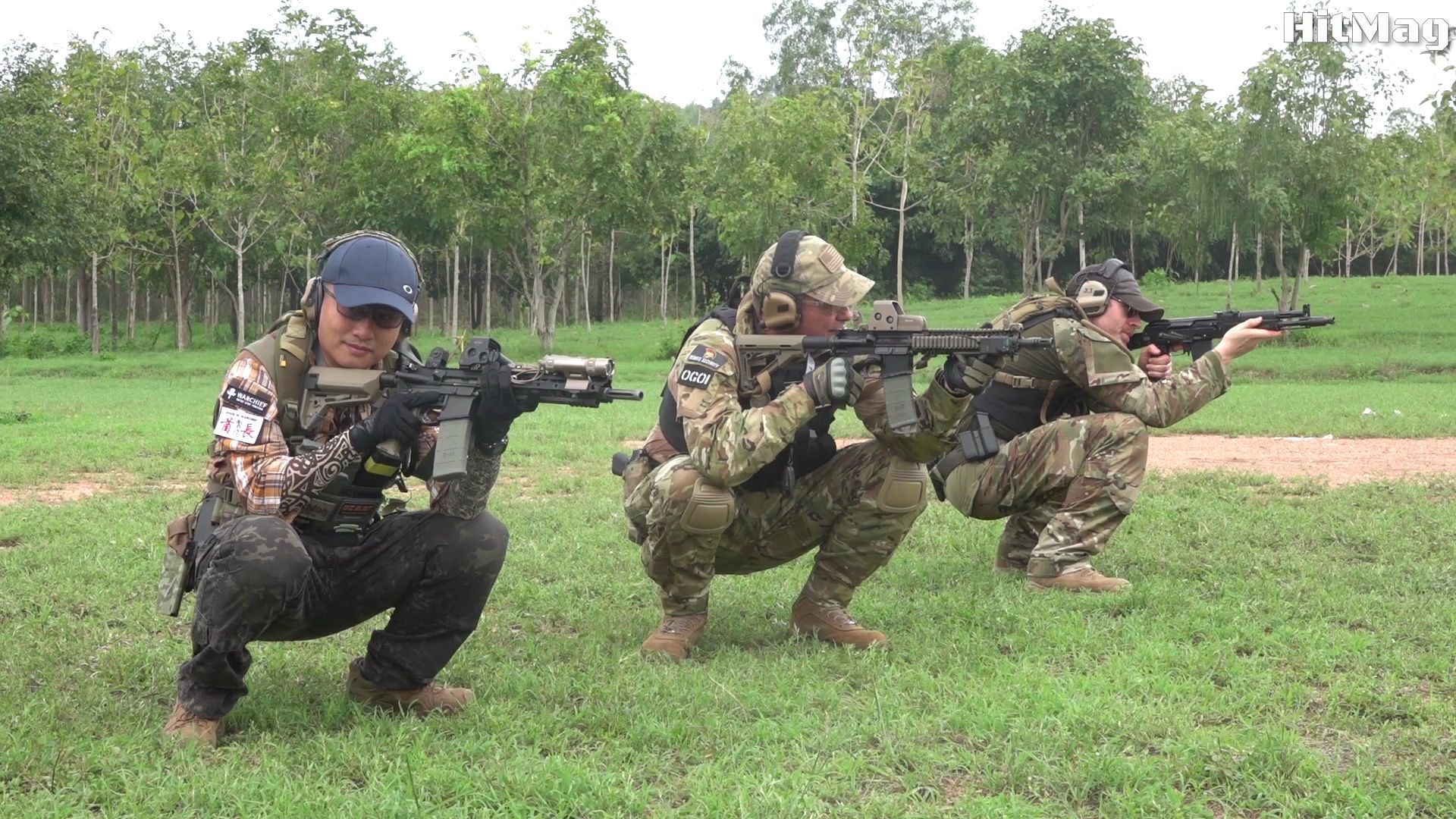 射击运动-蹲姿和坐姿实蛋演示实蛋演示