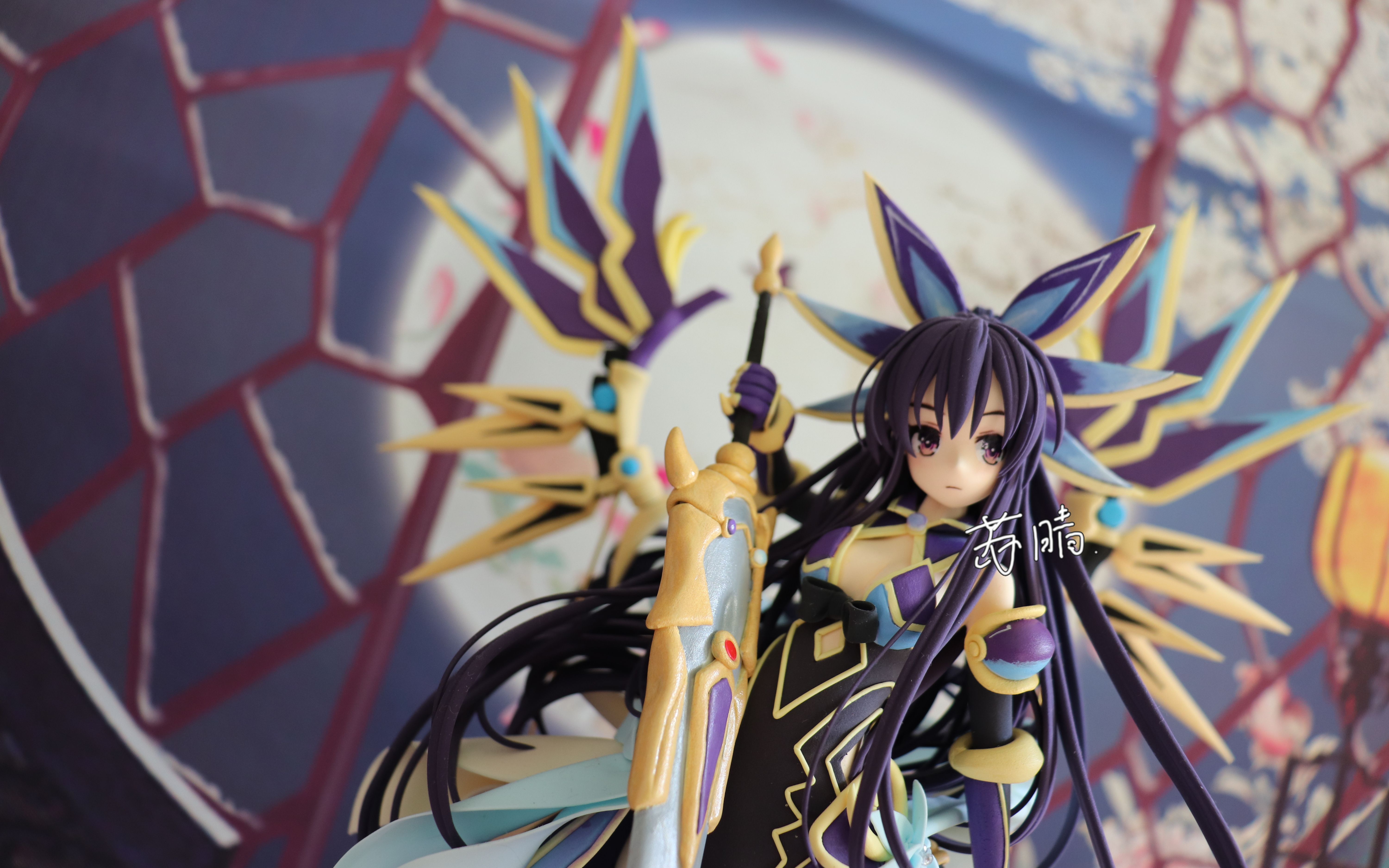 阿晴超轻粘土正比手办约会大作战夜刀神十香