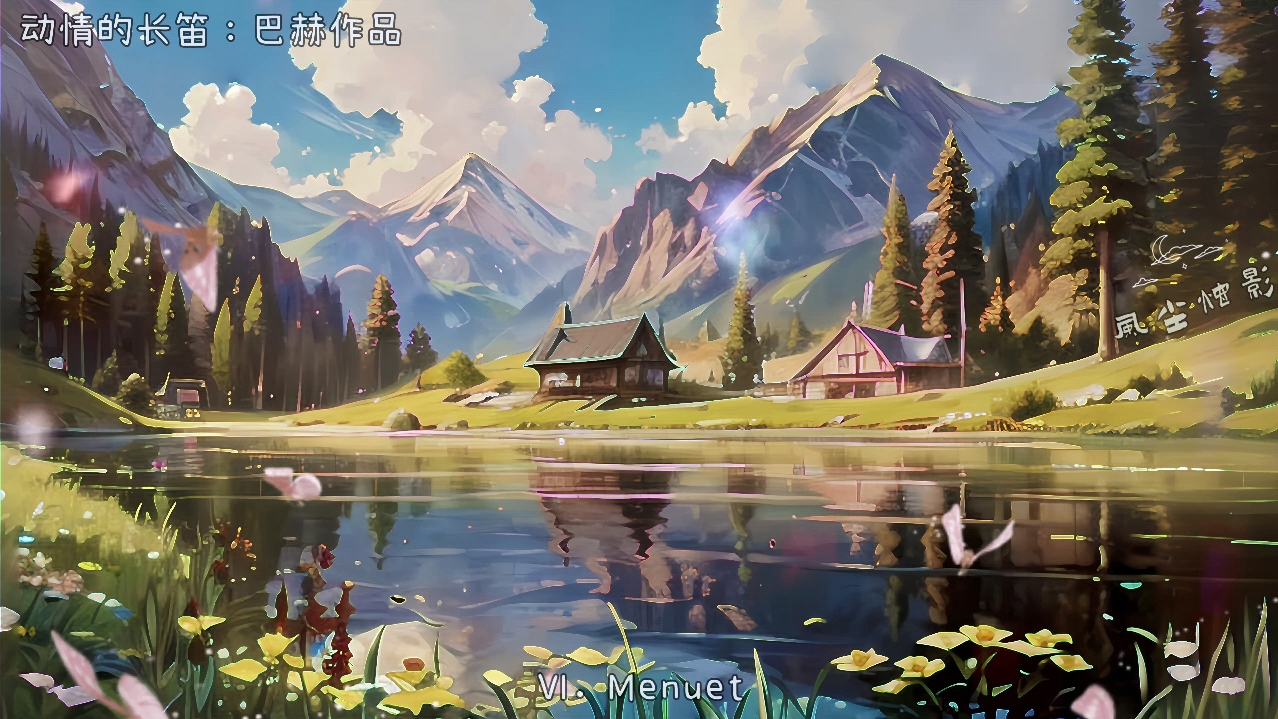 【动情的长笛】巴赫作品:Ⅵ. menuet(西方古典音乐)4k高清