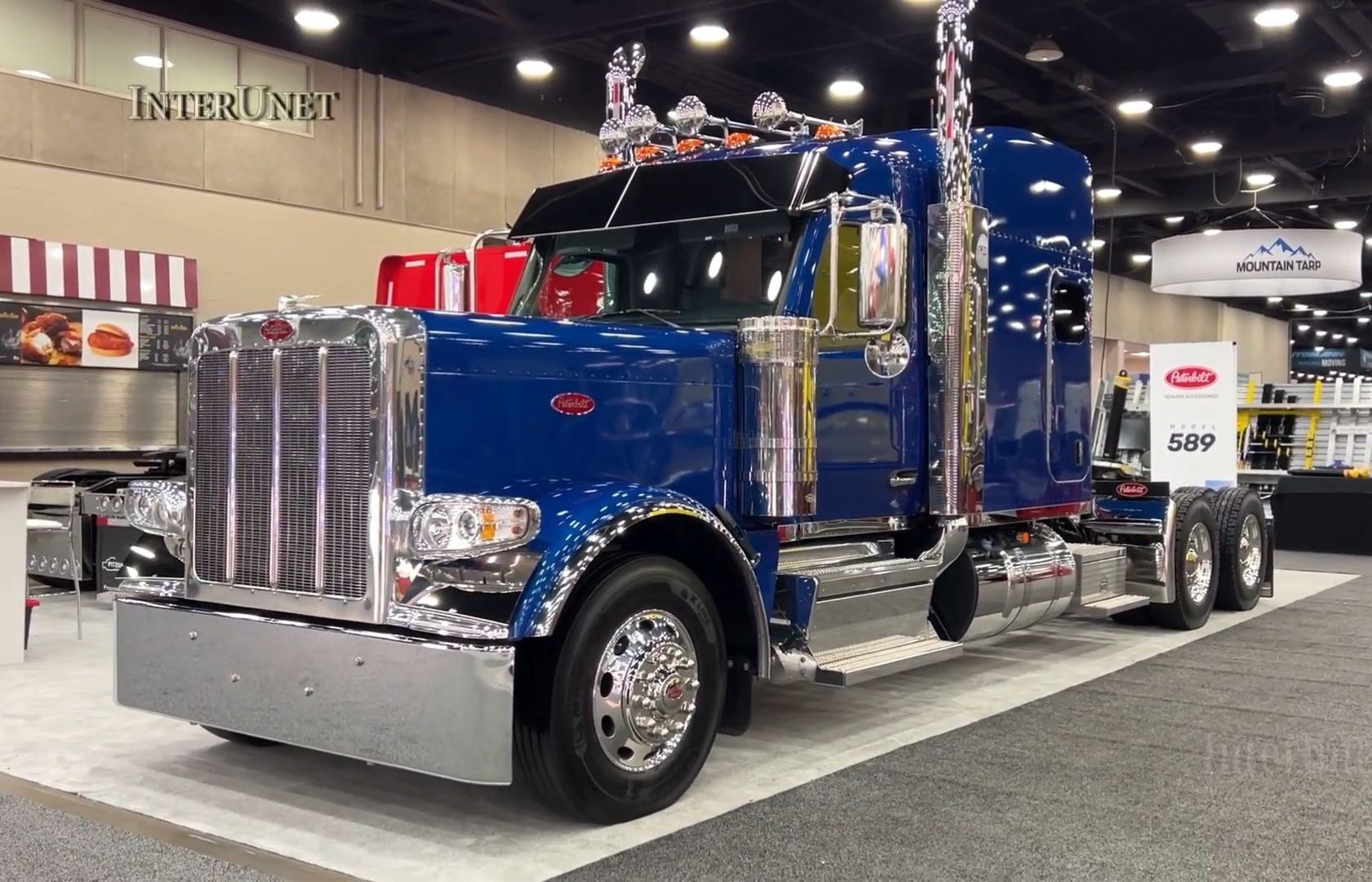 彼得比尔特Peterbilt2024款589外观内饰展示哔哩哔哩bilibili