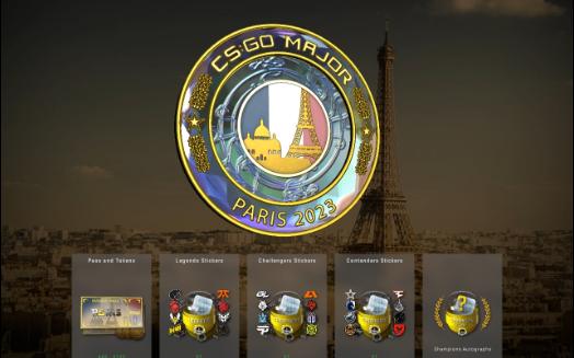 【csgo】巴黎major 通行证贴纸预览