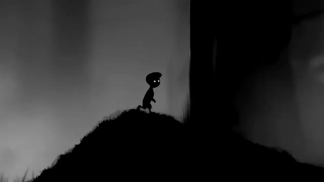 当《地狱边境(limbo)》中男孩有一把手电筒时