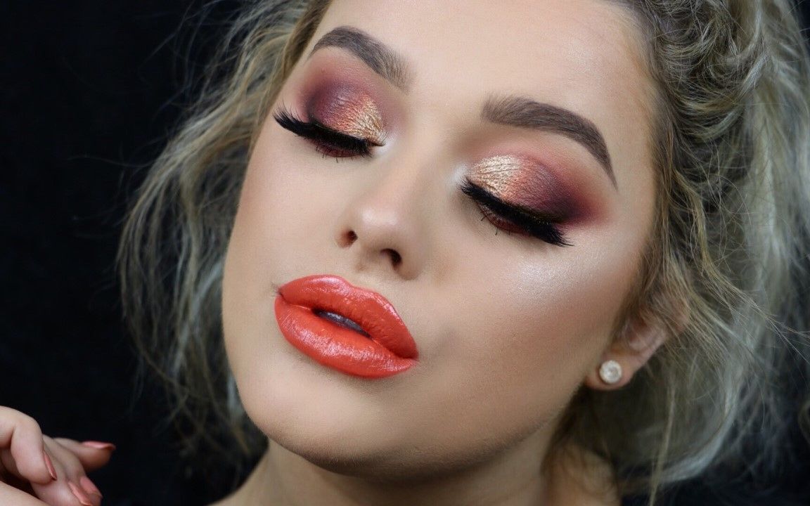 【rachel leary】落日烟熏眼妆 73 现代文艺复兴眼影盘_哔哩哔哩