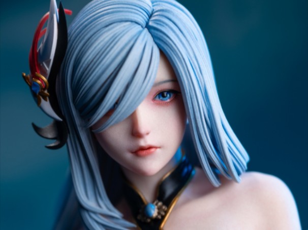 chaos工作室 产品名称:冰姬 原神 申鹤 18 gk手办实物展示