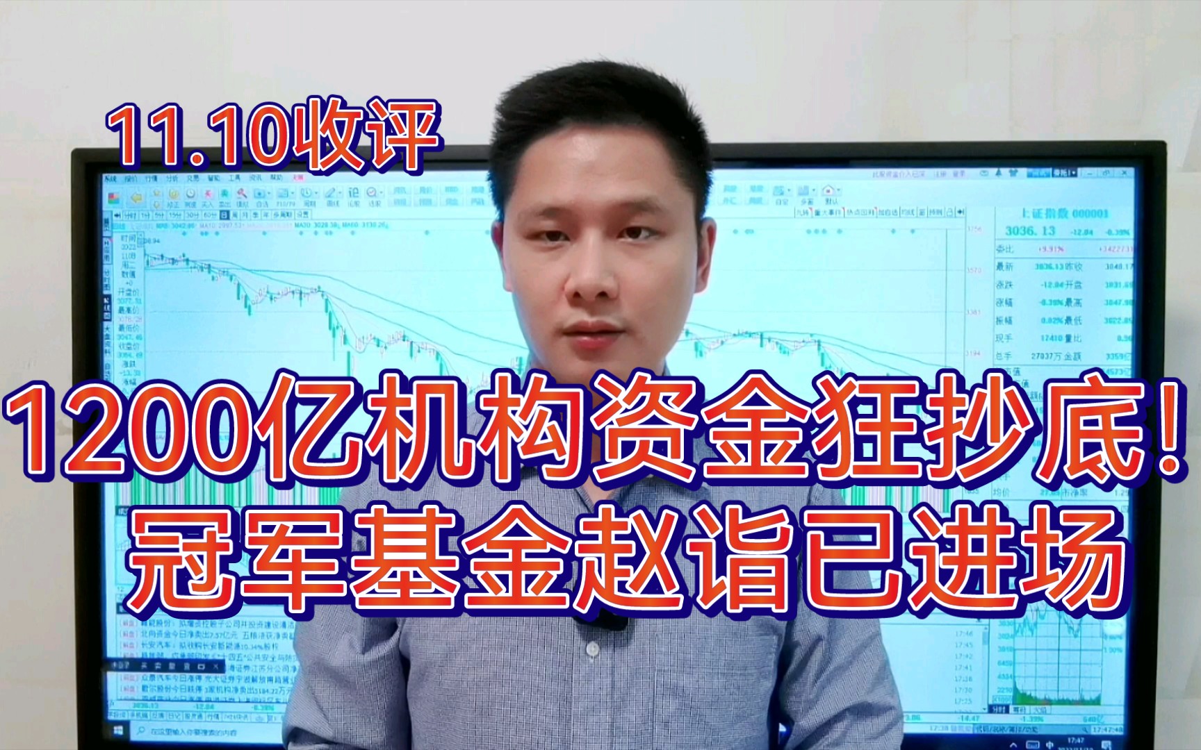 1200亿机构资金狂抄底!冠军基金赵诣已进场 释放了什么信号?哔哩哔哩bilibili