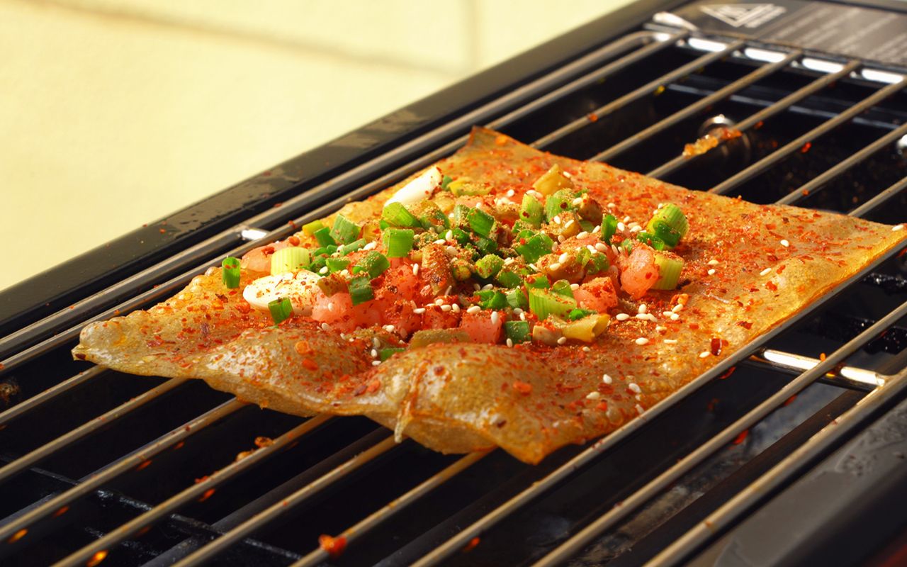 重庆烧烤必吃,绝对是它,烤苕皮