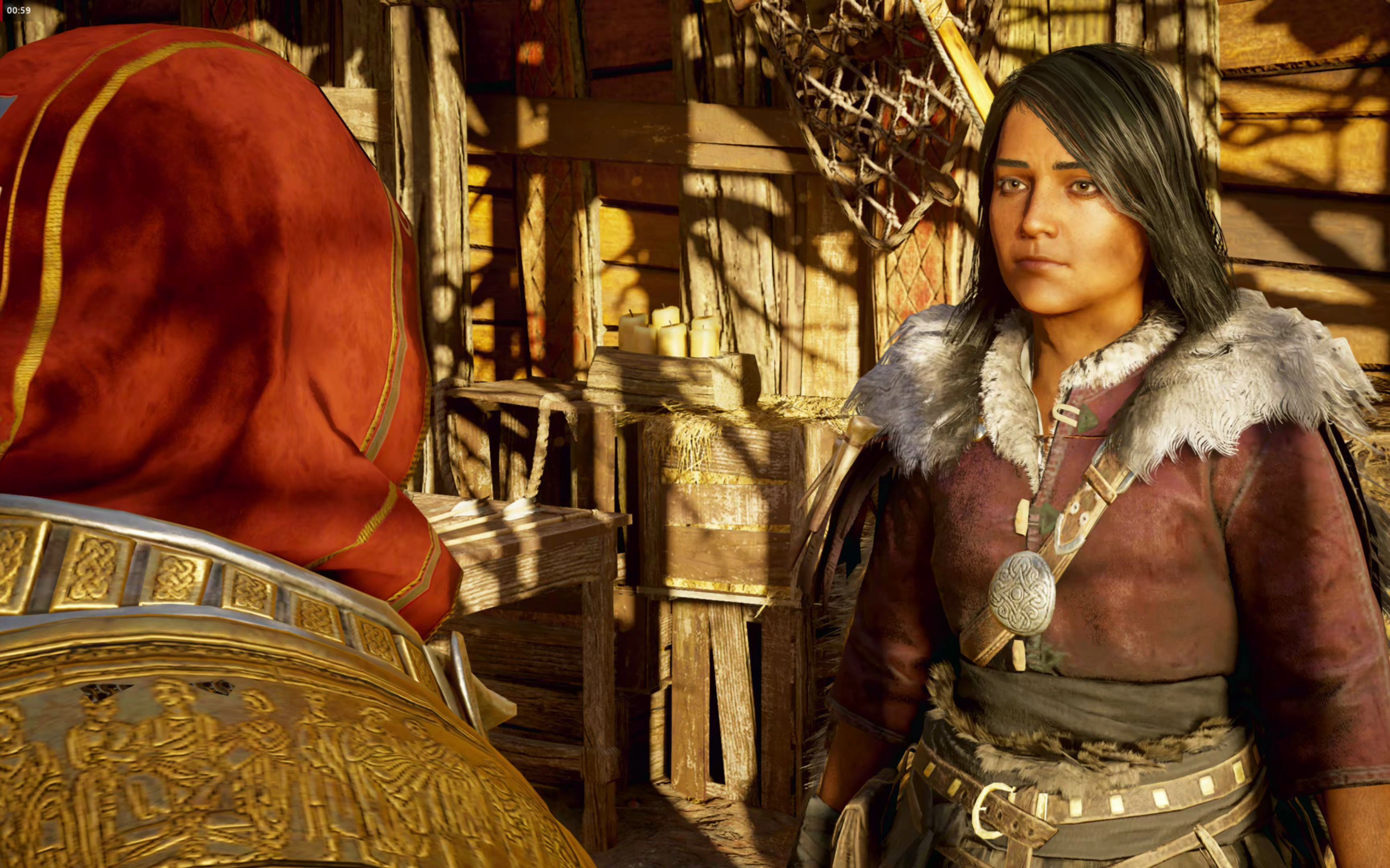 『刺客信条:英灵殿』女猎人"佩特拉"怎么睡啊,维京打桩机失手了吗?