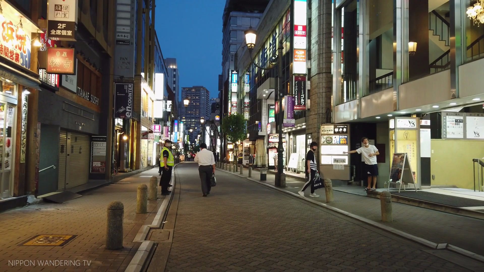 【超清日本】夜晚的東京赤阪-六本木 自行車騎行 2020.