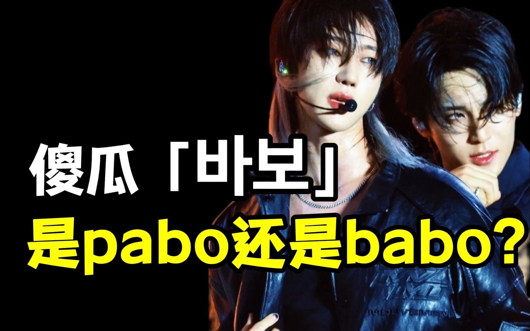 【韩语】傻瓜到底是读作“pabo”还是“babo”?哔哩哔哩bilibili