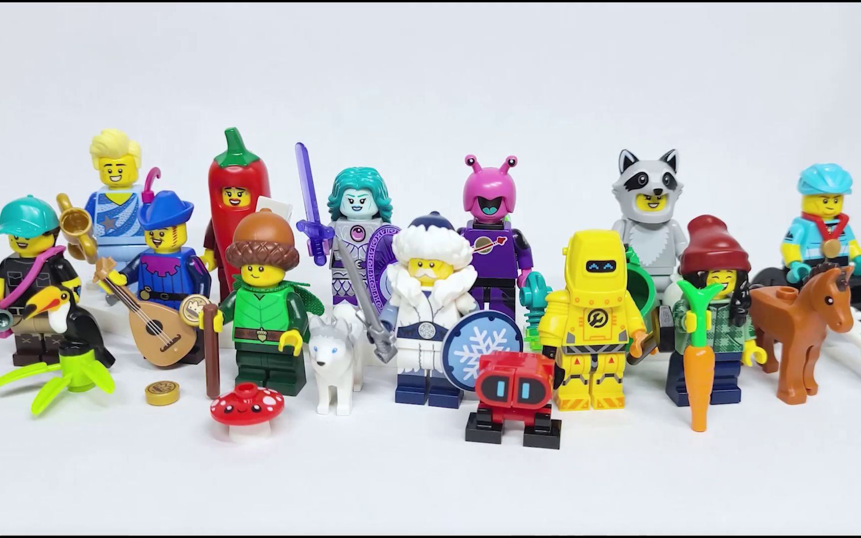 乐高人仔抽抽乐22季人仔测评_哔哩哔哩_bilibili