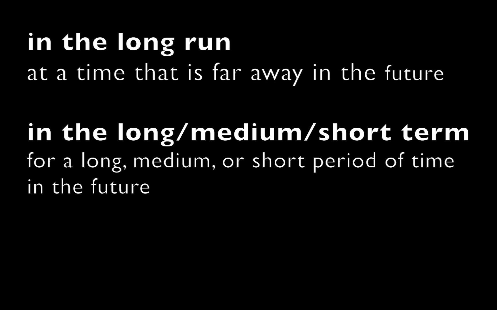 [图]【跟原声学习用法，不凭想像】 in the long run/term