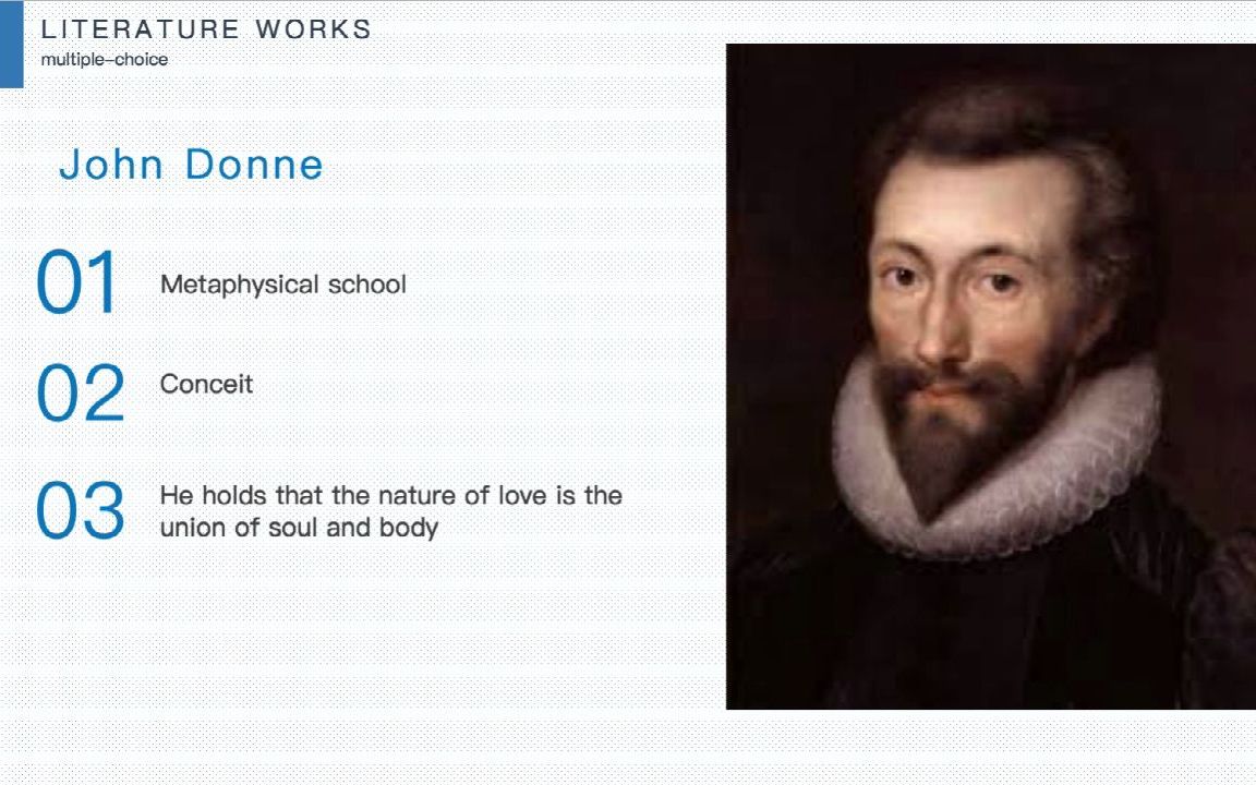 [图]#英语语言文学 #英美文学 #文艺复兴 #John Donne VX:iLanguage001