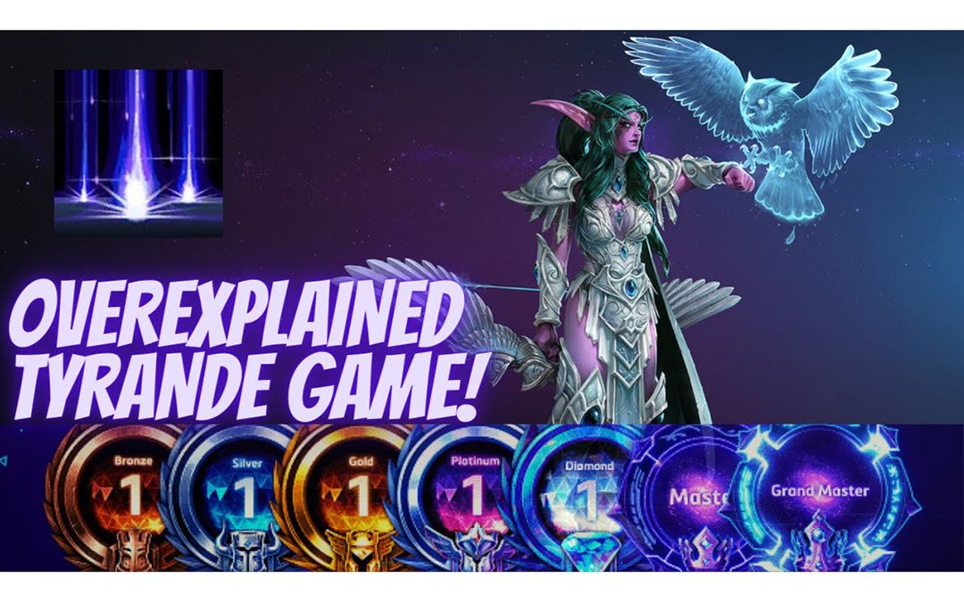 泰兰德 Tyrande Starfall  Overexplained Tyrande Game!  B2GM Season 5(Diamond 3)哔哩哔哩bilibili