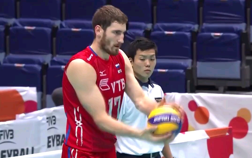 【暴力男排】世界男排顶尖接应-马克西姆 米哈伊洛夫暴力扣杀集锦