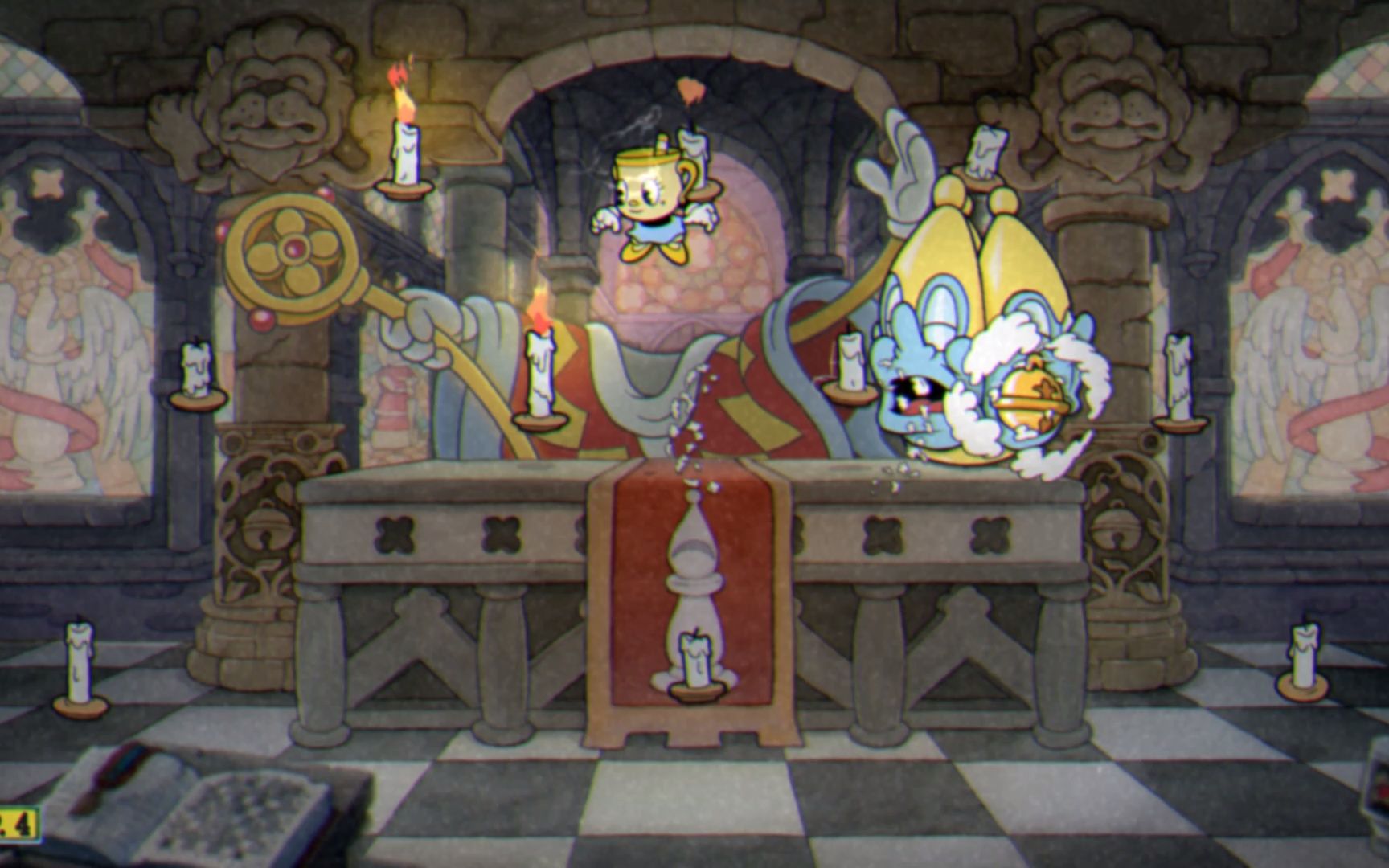 cuphead 茶杯头 dlc 城堡挑战 主教
