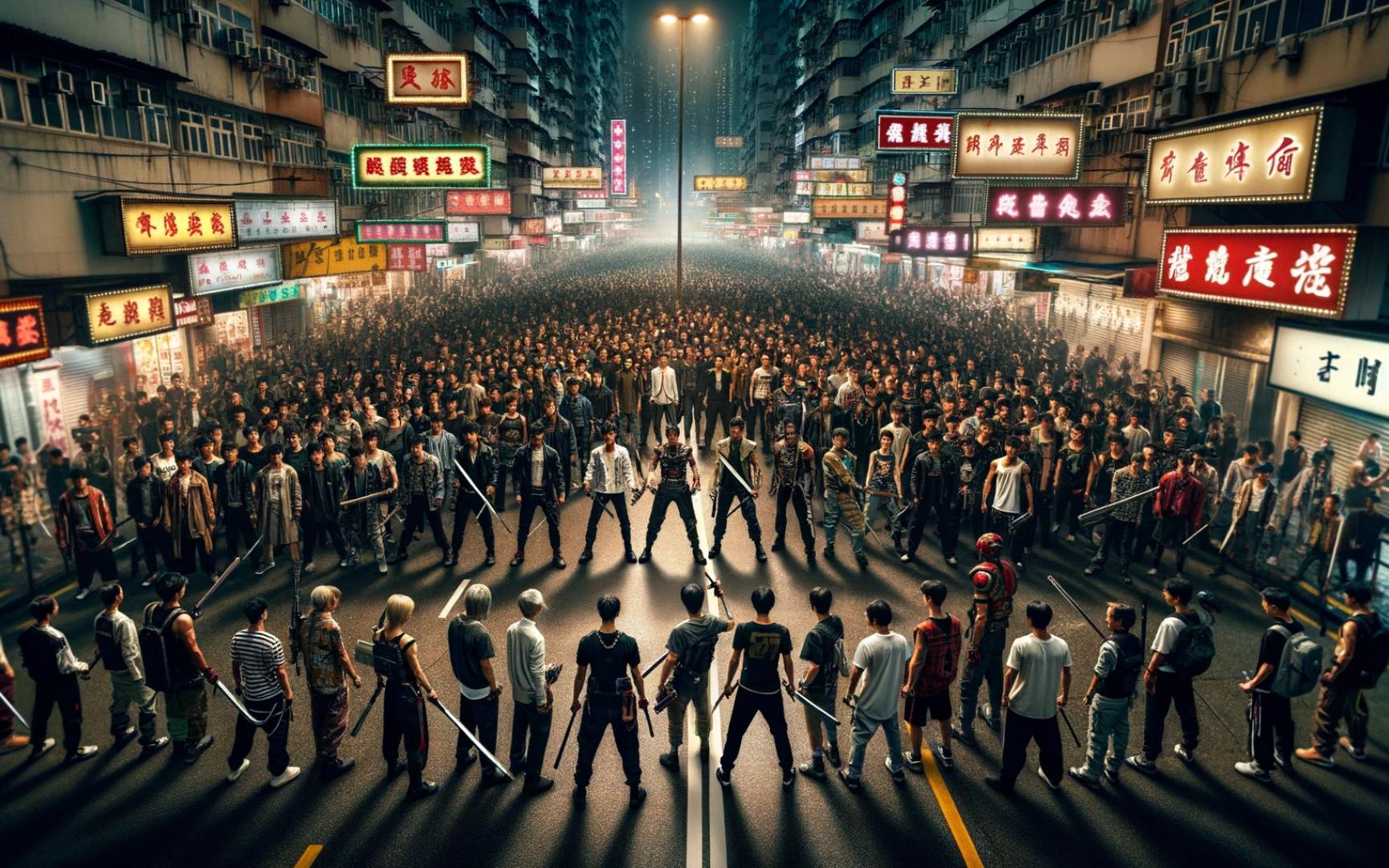 gpt之香港古惑仔约架名场面!