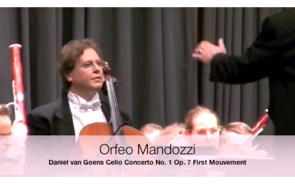 [图]戈恩斯a小调大提琴协奏曲第一乐章｜D.V.Goens Cello Concerto No.1 First Mouvement By Orfeo Mandozzi