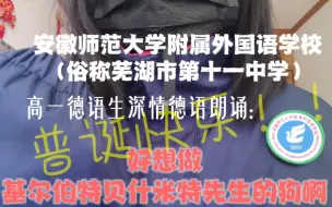 高一德语生德语深情朗诵《好想做基尔伯特的狗啊》