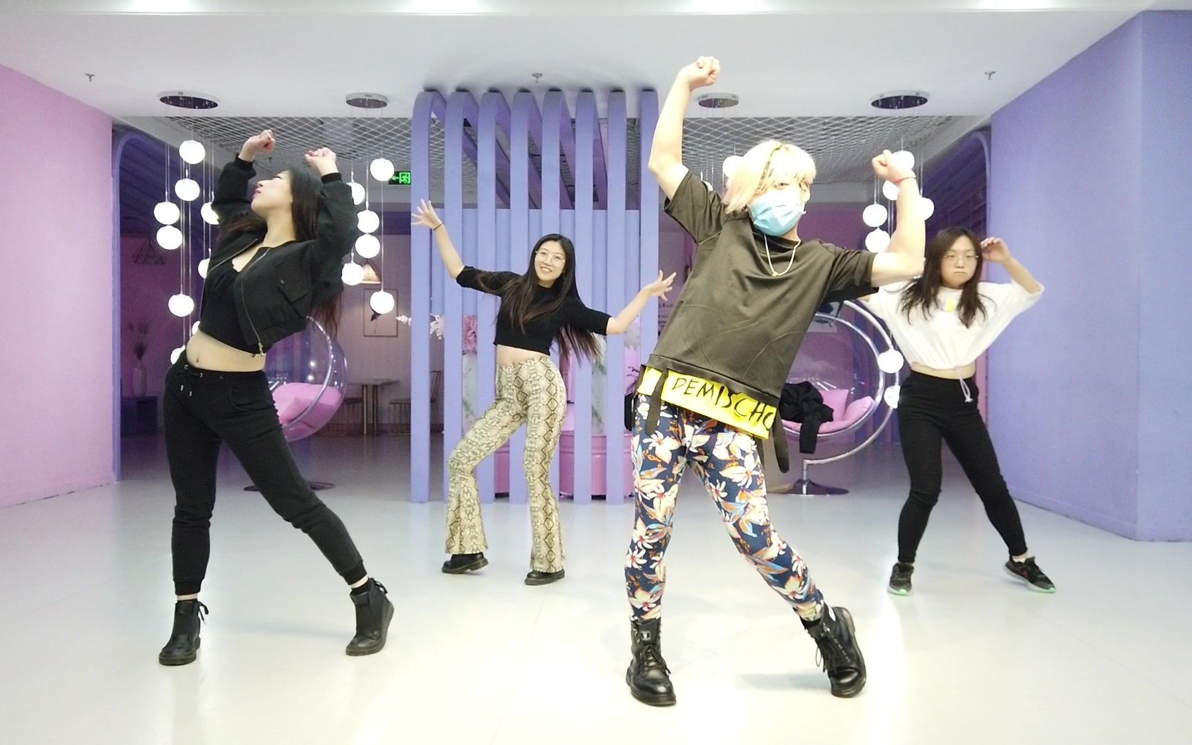 【1m舞蹈教学】goodtime-数拍集体合音乐(2021-1-29)_哔哩哔哩 (゜-゜