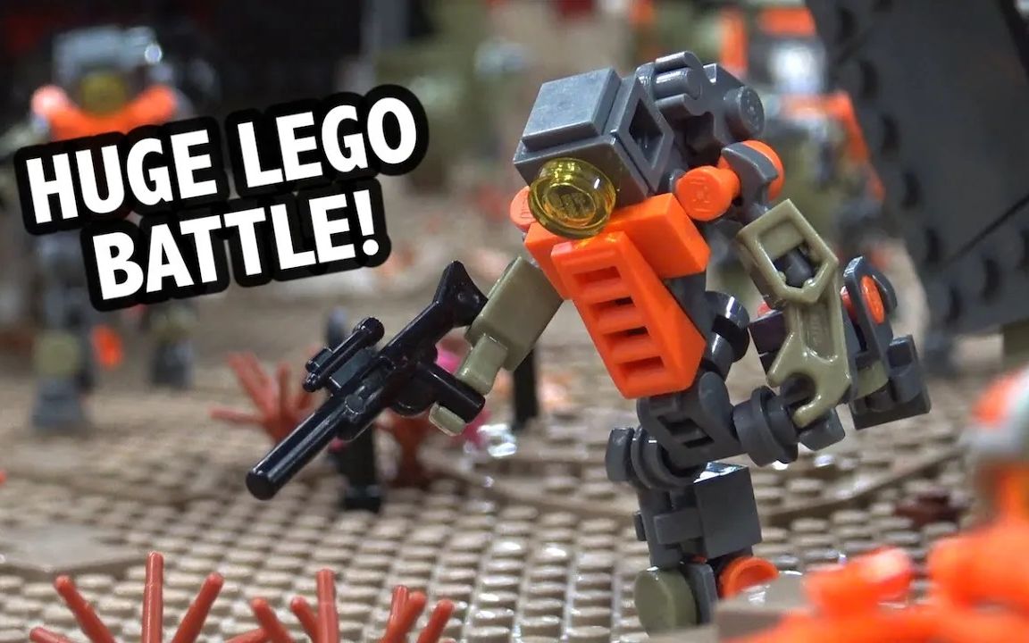 14位玩家拼搭的乐高巨型星际对战场景中文字幕酷玩潮