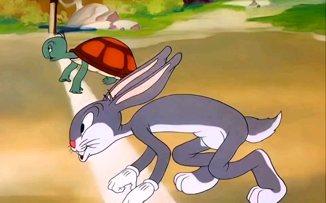 龟兔赛跑之烧胎起步 "兔八哥 "回忆童年经典动画片 "