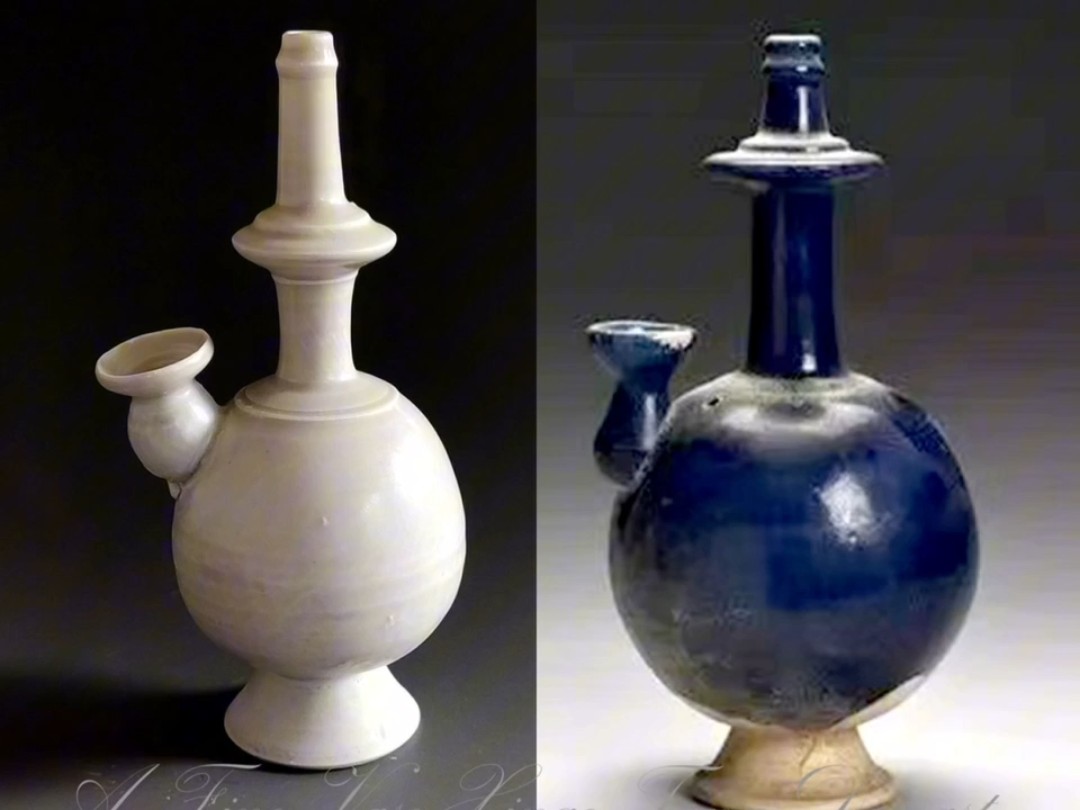 唐代邢窑白釉净瓶