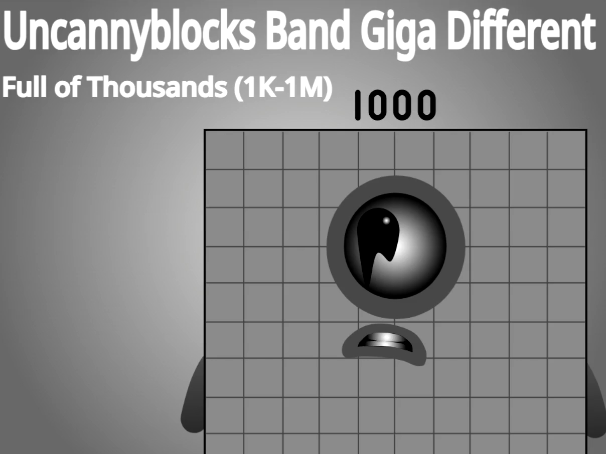 uncannyblocks band giga different - full of thousands (1k-1m)