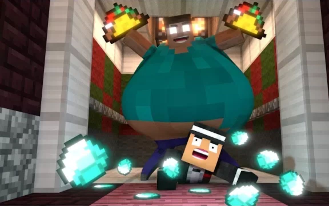 『死宅herobrine的人生(bu)』fat herobrine life-minecraft