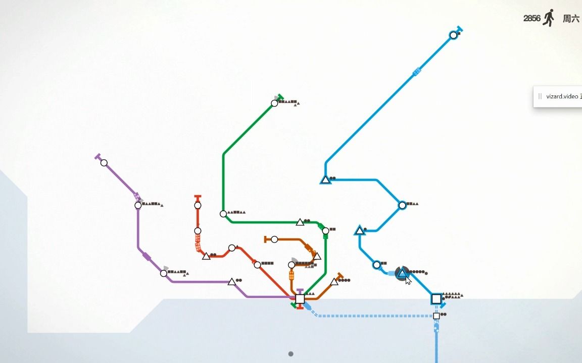 【Mini Metro】社区地图 深圳单机游戏热门视频