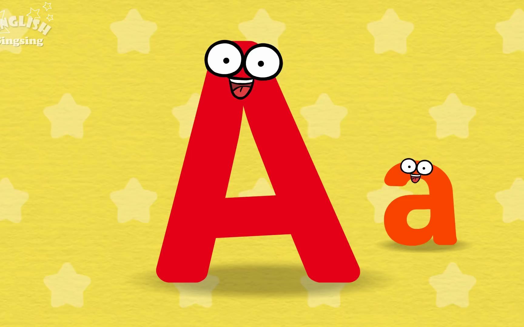 [图]001-Alphabet Song - Alphabet ‘A’ Song - English song for Kids