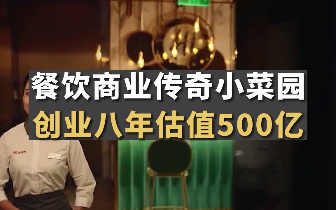 餐饮商业传奇小菜园,为何火到估值500亿?哔哩哔哩bilibili