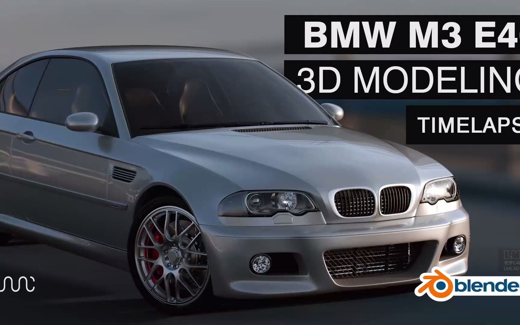 宝马 M3 E46 Blender 汽车 3D 建模教程+模型免费下载哔哩哔哩bilibili