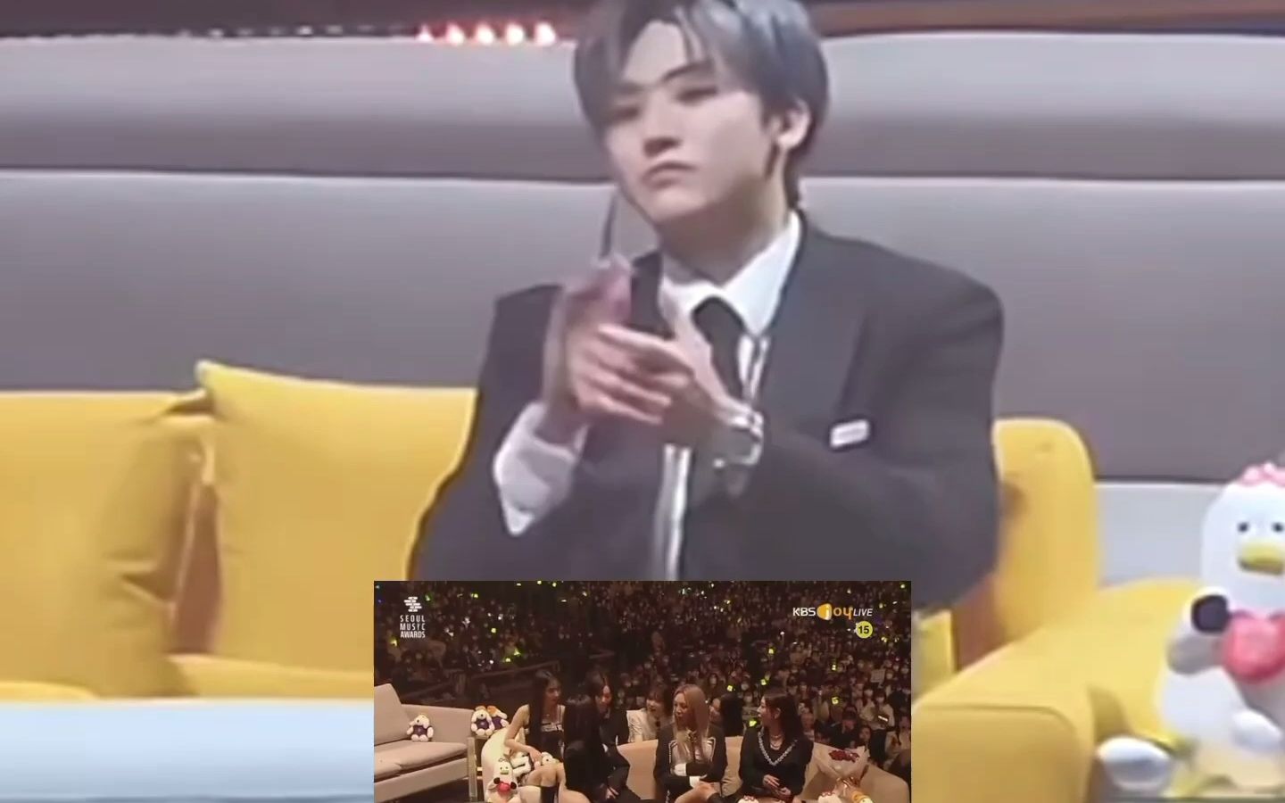 [图]Jaemin Nct Dream Reaction aespa Karina Winter SMA 2023