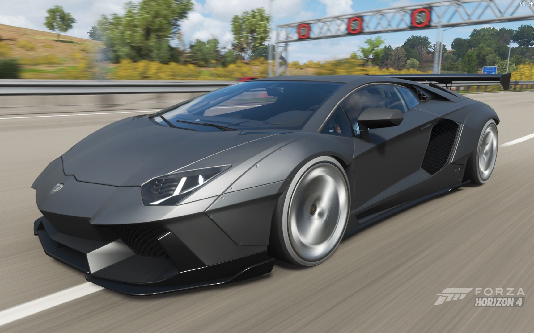 【地平线4/听歌向】黑衣暴徒 s2 兰博基尼  aventaor lp700-4  《what