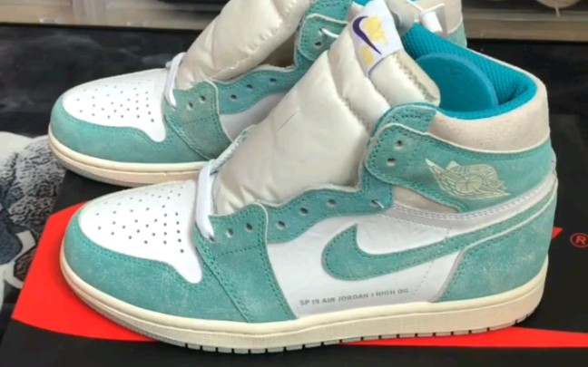 顶级版本aj1蒂芙尼绿,来看看细节如何