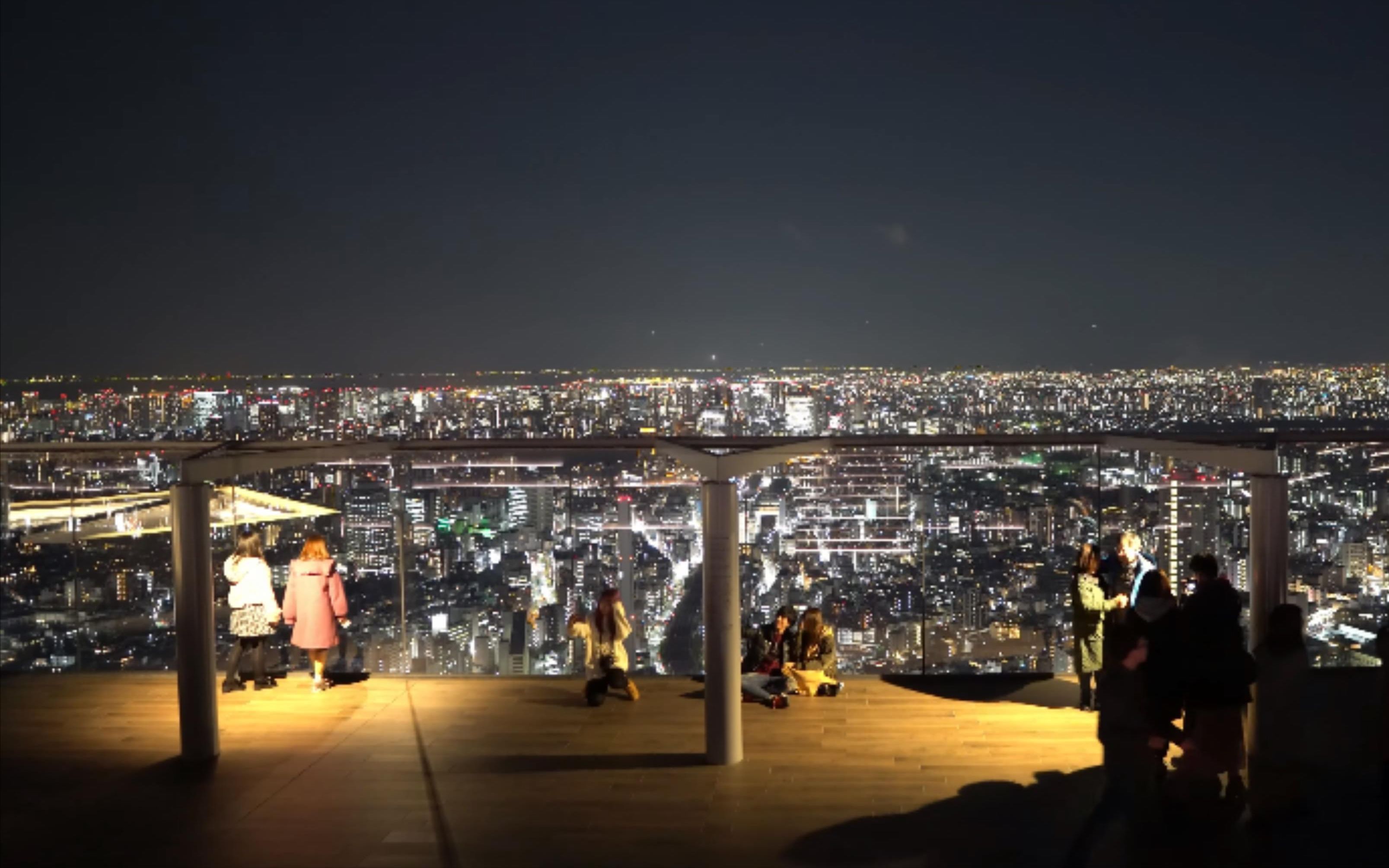 99%的人会觉得养眼的东京夜景,涉谷230米楼顶展望台_哔哩哔哩_bili