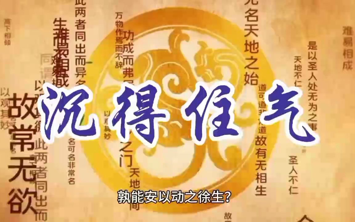 沉得住气哔哩哔哩bilibili