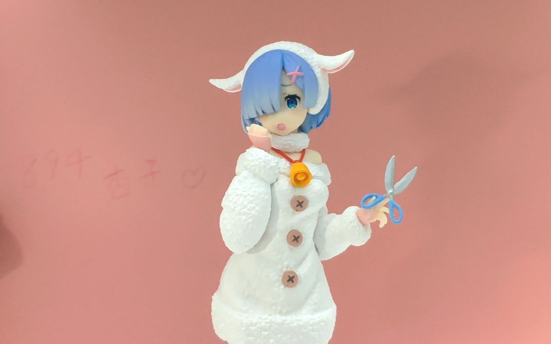 furyu 从零开始 雷姆 蕾姆 童话 七只小羊 景品 手办 测评 开箱【杏子