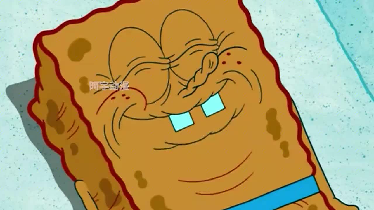 海绵宝宝:小海绵竟然晒成了海绵干,罪魁祸首竟然是憨憨派总 (1)