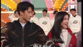 【4K/中文字幕】黎明飞车撞周慧敏？1991 表演电单车特技
