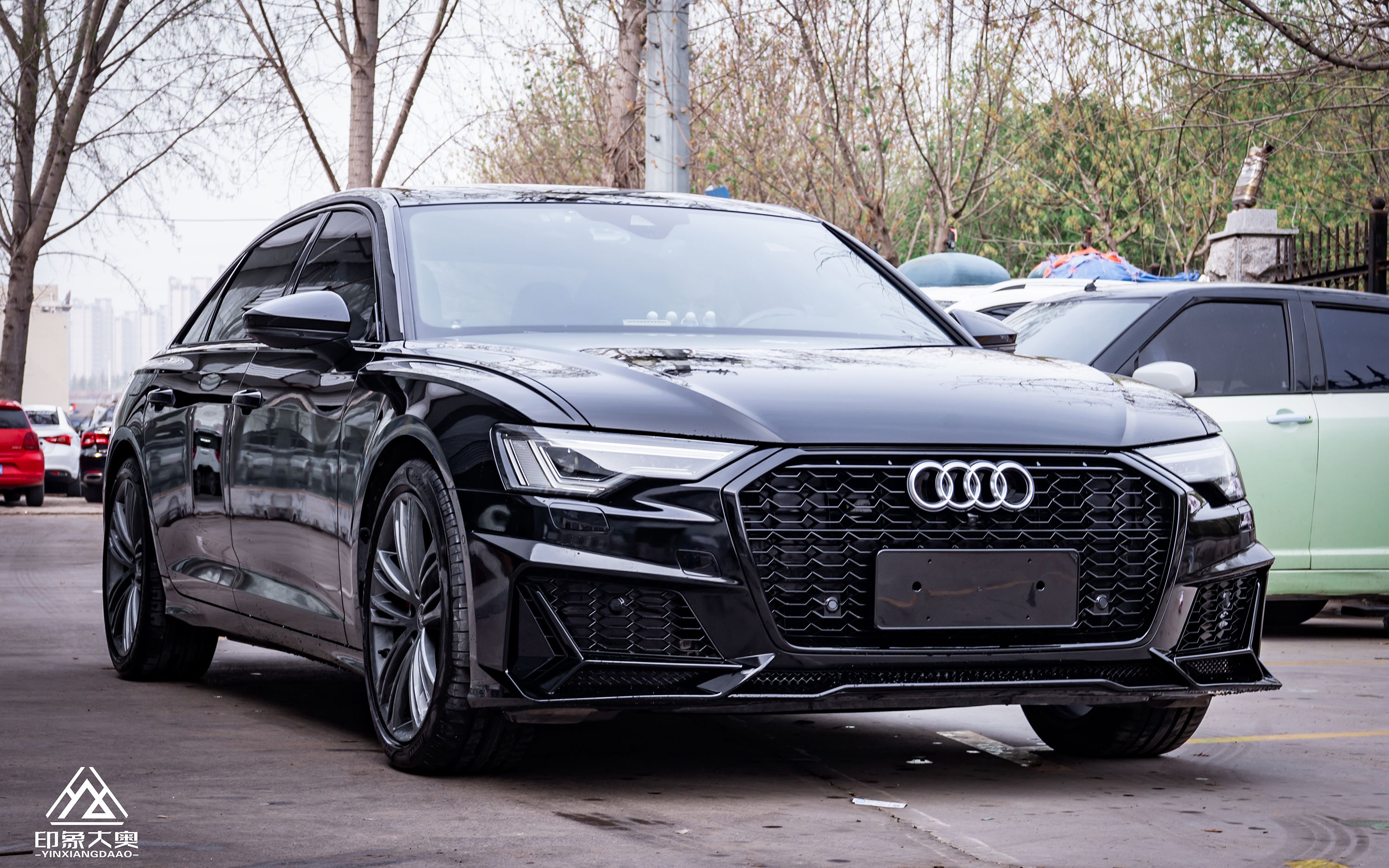 奥迪a6l c8改装mtmgti运动套件,运动感十足