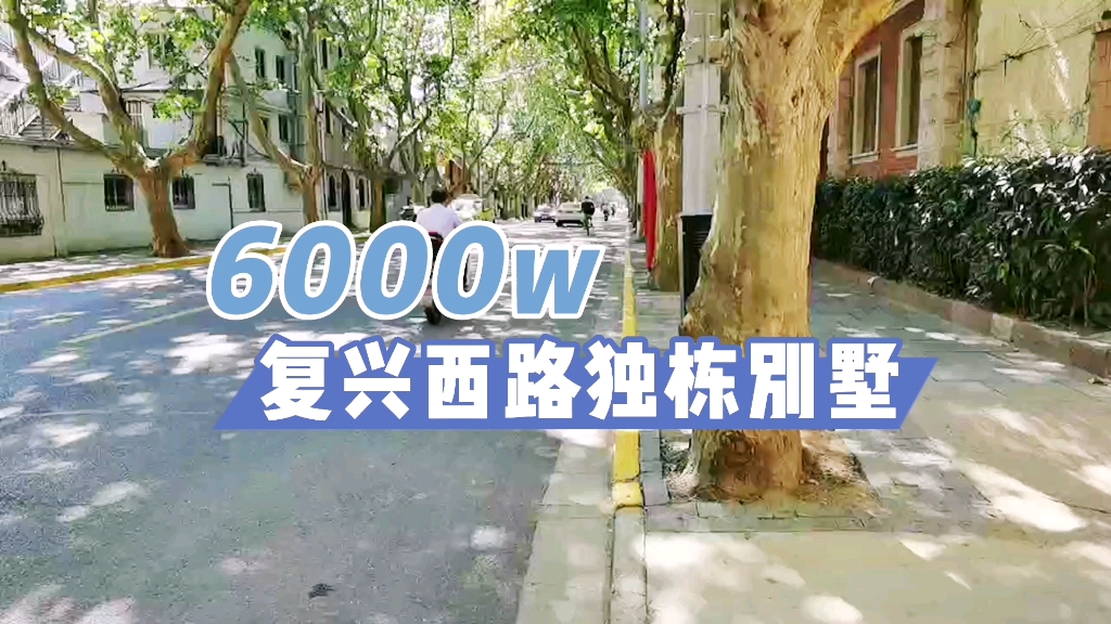 复兴西路独栋别墅6000w哔哩哔哩bilibili